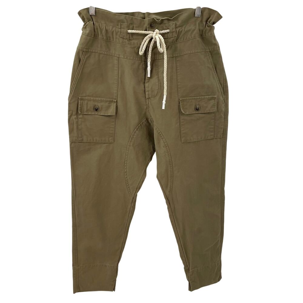 Bassike 2 / M Paperbag Drop Crotch Utility Pants